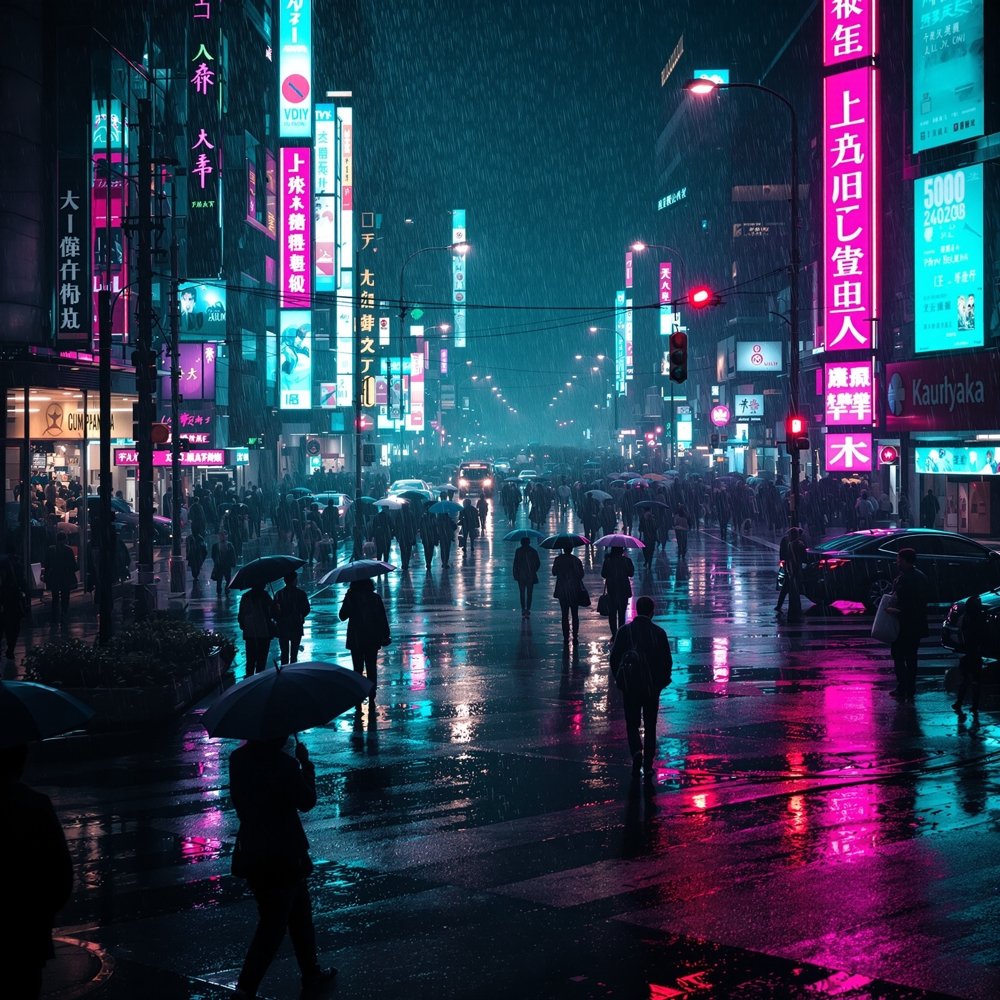 城市之光的雨夜街口 - 城市之光剧照